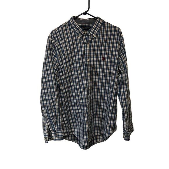 U.S. Polo Assn. Size Large (L) Button Down Long Sleeve Plaid - Picture 1 of 3